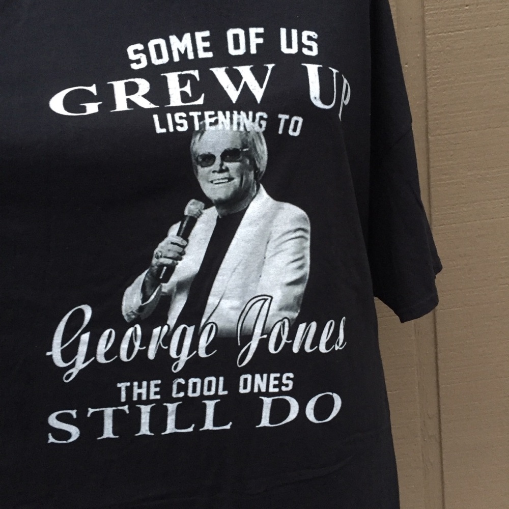 GEORGE JONES BLACK TEE - Picture 3 of 5